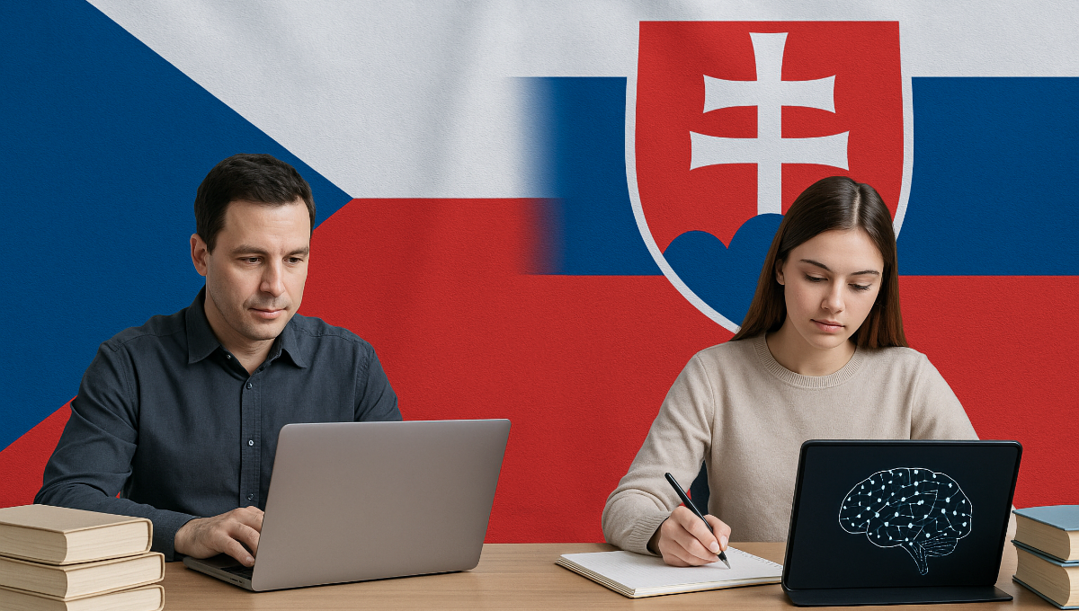 Porovnanie využívania umelej inteligencie učiteľmi v ČR a SR podľa výskumu AI Kompas 2025